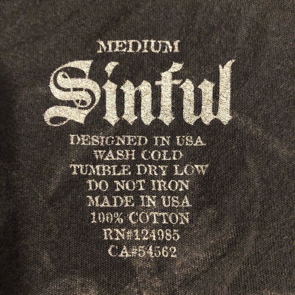 Sinful Shirt - Picture 4 of 4